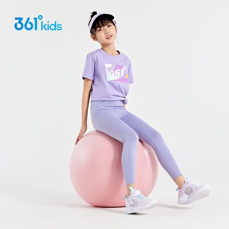 361° Girls' Summer High-Elastic Yoga Sports Tights