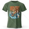 Men's Dragon Ramen Printed T-Shirt 100% Cotton Oversized Anime Graphic Tees for Women Summer Tops Otaku Streetwear