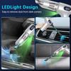 Car Vacuum Cleaner Three-in-One Blower Suction and Inflator with Adjustable Suction Levels Portable Wireless Vacuum with Green Light for Home Car