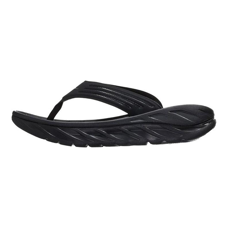 HOKA ONE ONE Ora Recovery Flip Black Dark Gull Grey 1099675-BDGGR