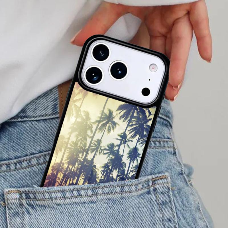 CALIFORNIA PALM TREES Phone Case for iPhone 16e 15 14 13 12 17 Pro Max Plus Air 17pro Cover Coque