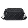 New GOLF PVC/Synthetic Leather Shoulder Bag Regular Men's Gray & Black GBD22956