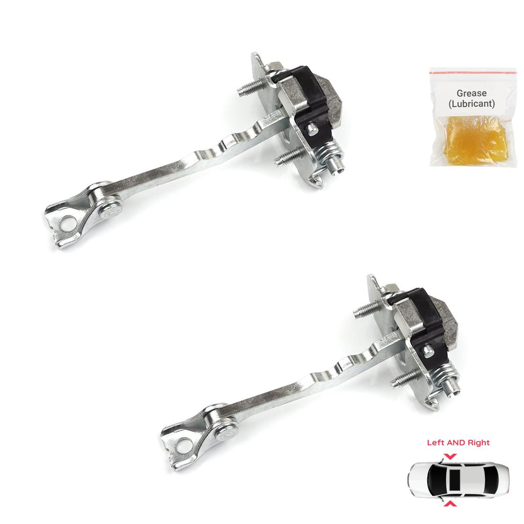 EDP1256-1 2 Pieces Left AND Right Door Catch Hinge Brake Stop Check Strap Limiter for Renault Megane CC Cabriolet Convertible EZ 2010-On 804305514R 