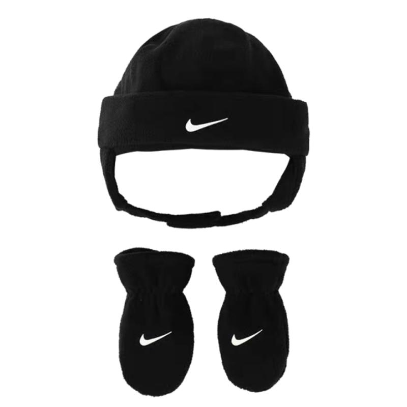 

Шапки-ушанки Nike из полиэстера Детские Черные Повседневные NY2143007TD-001 F чёрный