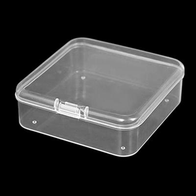 Mini Boxes Square Clear Plastic Jewelry Storage Case Container Packaging Box For Earrings Rings Beads