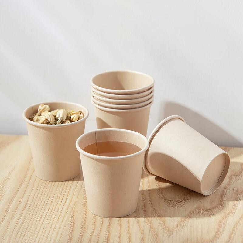 Disposable Bamboo Fiber Paper Tea Cups