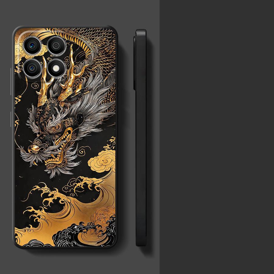 Dragon Pattern Phone Case for Motorola Moto G30 G51 G60S G71 G22 G32 G52 G72 Edge 20 Lite 30 Neo 30 Fusion Soft Cover