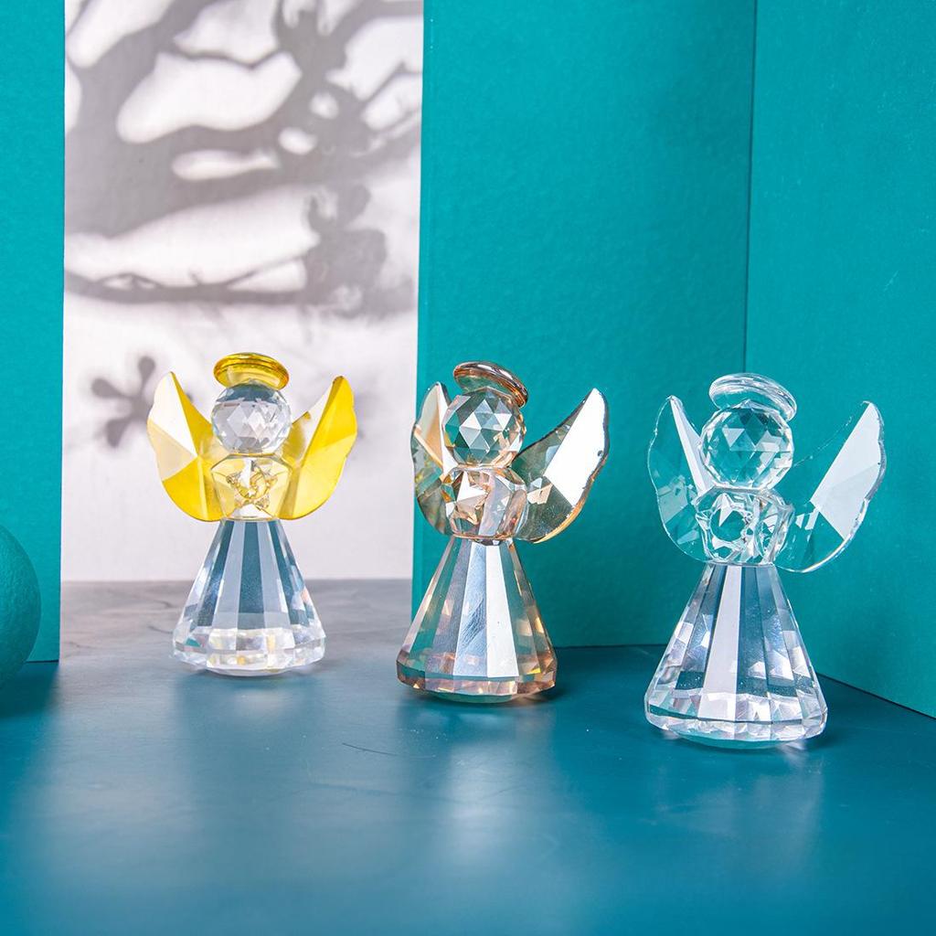 Crystal Angel Ornament - Creative Gift for Birthdays and Weddings