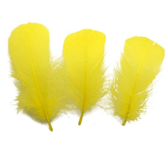 100Pcs Fluffy DIY Feathers Craft Kit Colorful Improve Hands-on Ability Natural Plumes for Kindergarten