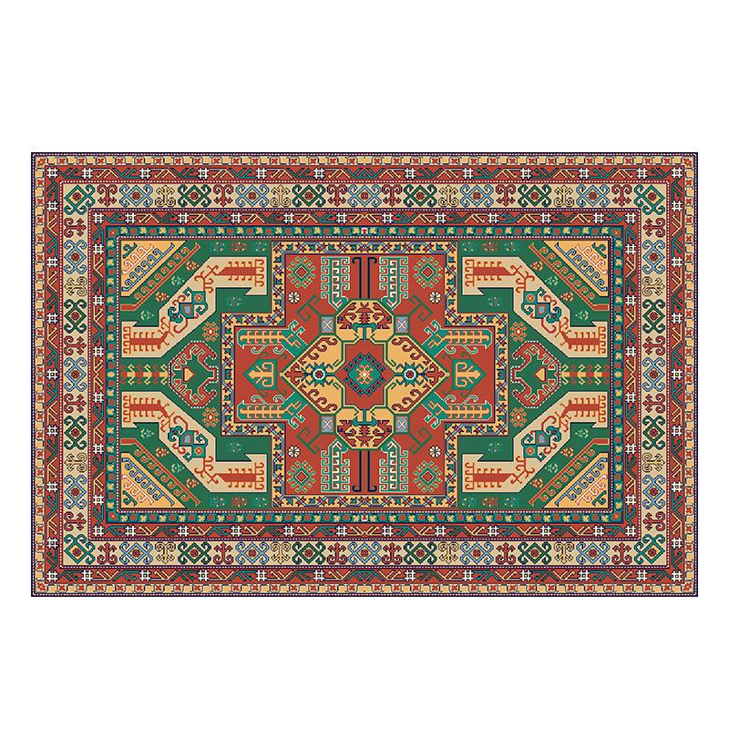 American Retro Carpet Ethnic Persian Style Living Room Sofa Mat Bedroom Bedside Non-slip Rug Multiple Sizes Home Decoration