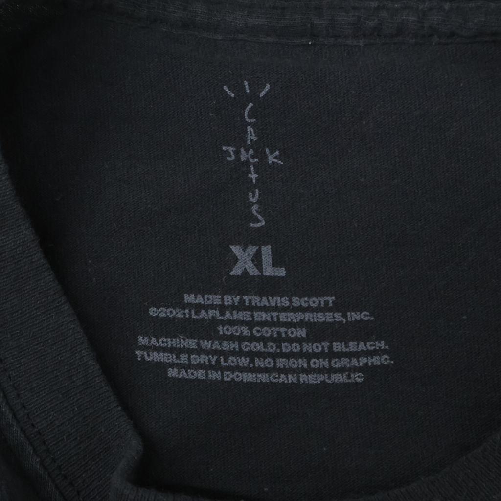 Cactus Jack Four Fragment Create T-shirt Tops XL NavyUsed