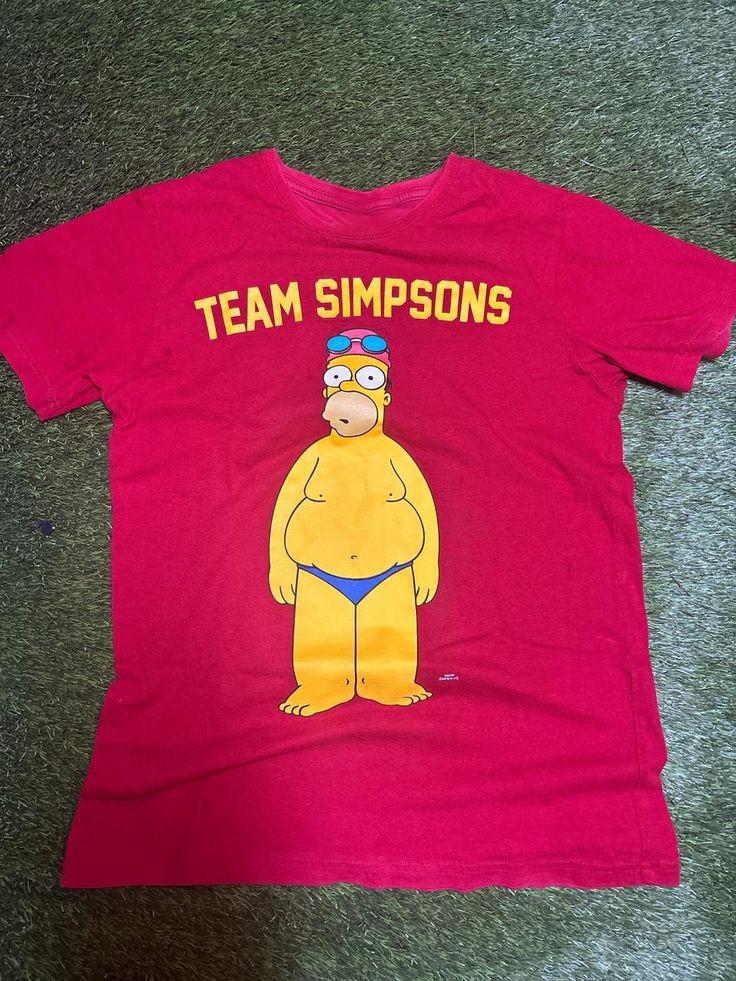 

Vintage Red Simpsons tee 20th century Shirt SG311 Unisex T-Shirt XL