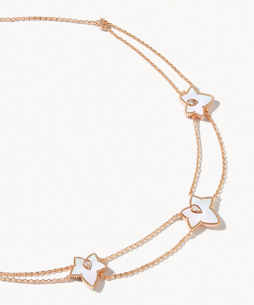 Lola Rose Ivy Mother-Of-Pearl Point Chain Necklace