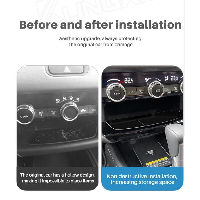 Tapis Central Caché Pour Honda Vezel HRV HR-V 2025 Boîte de Rangement Console Centrale Organisateur Étui Remplacement Accessoires Intérieurs de Voiture
