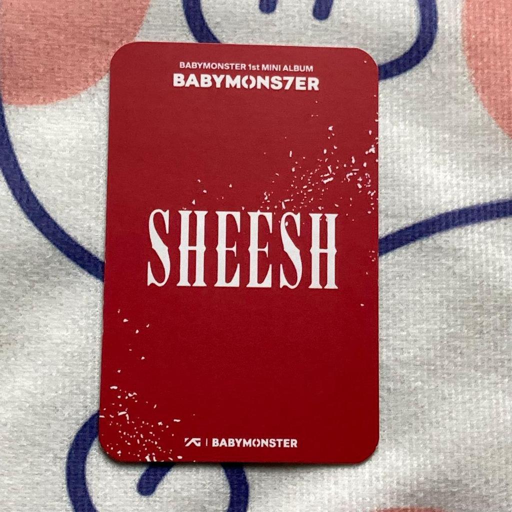 [USED] BABYMONSTER Asa SHEESH 3.0 Babymon Trading Card