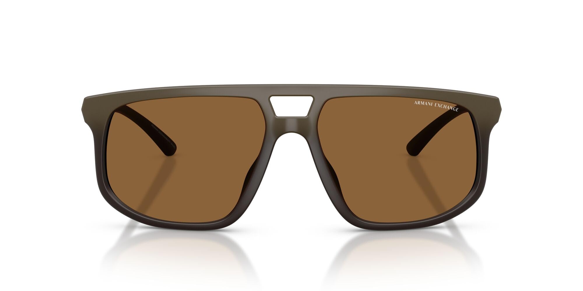

Armani Exchange Sunglasses Matte Brown Gradient Brown 58mm 83917358 0AX4161SU [ARMANI EXCHANGE]
