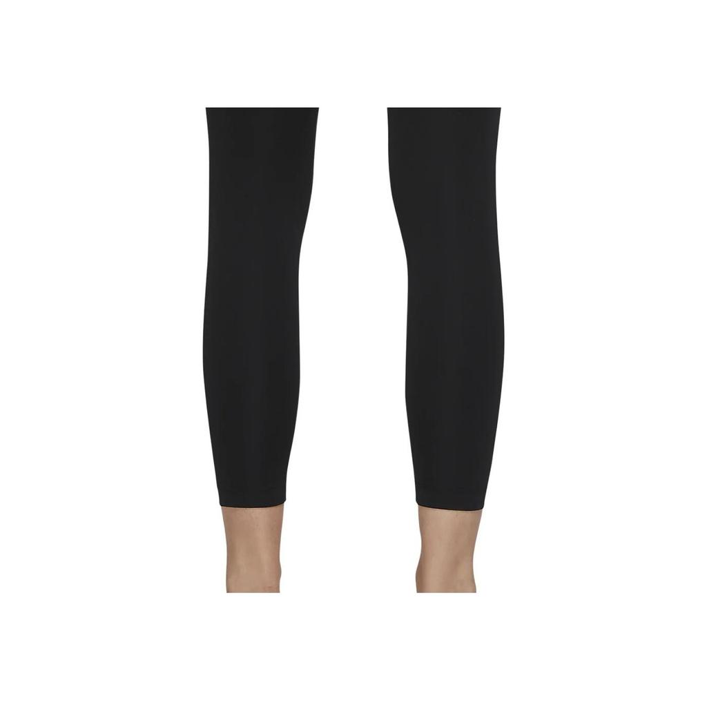 Nike Yoga Solid Logo High-Waisted Slim Fit Seven-Quarter Sports Pants Women Bottoms Black CU5294-010