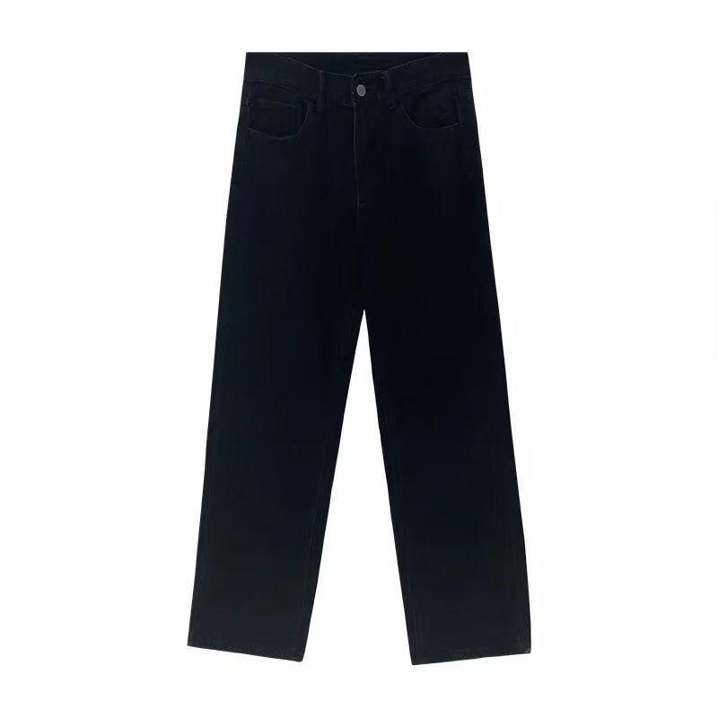 

Women s Cement Gray Vintage High-Waisted Wide-Leg Jeans - Plus Size, Loose, Slimming, Drapey Pants for Spring and Autumn. XS (suggested 75-84 lbs)