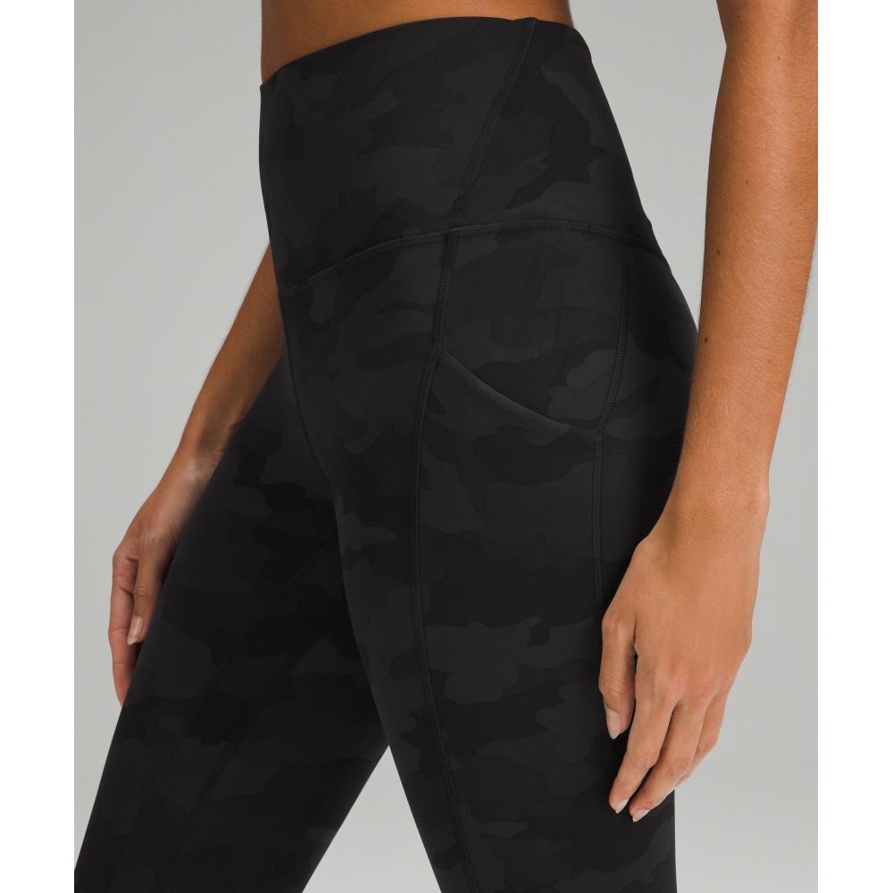 Lululemon Align  High Rise Pant With Pockets 25  Heritage 365 Camo Deep Coal Multi