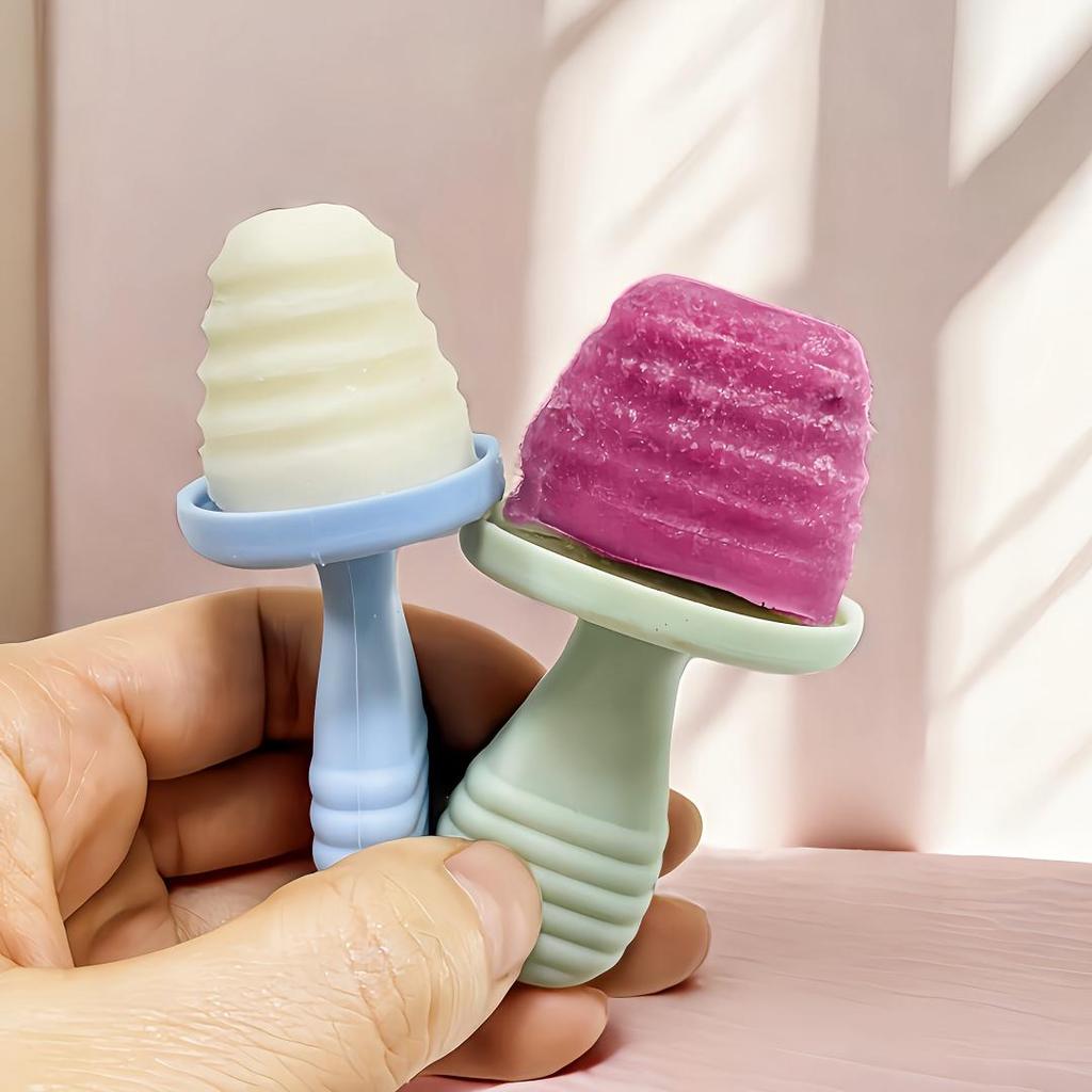 Silicone Ice Cream & Breastmilk Popsicle Molds – BPA-Free, Easy Release, Reusable, Safe for Freezing, Ideal for Healthy Snacks & Baby Food