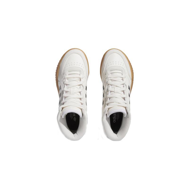 Adidas Originals Drop Step Abrasion Resistant Mid top Kids' Skateboarding Shoes White Kids' Sneakers IF2717