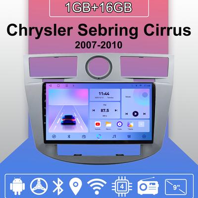 Autoradio Android Auto Carplay pour Chrysler Sebring Cirrus 2007-2010, lecteur multimédia, unité principale, stéréo, navigation GPS, BT, WIFI, 1+16 Go