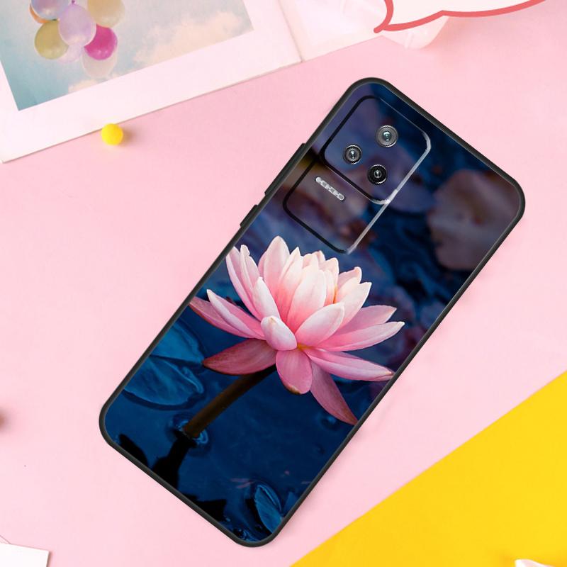 Summer Lotus Case For Xiaomi 14 Ultra 13 11T 12T 13T Pro 12 Lite POCO X6 Pro M6 X3 X4 X5 M5s F3 F5 Cover
