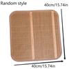 Summer Random Bamboo Cool Mat Breathable Seat Cushion Home And Office Chair Cool Mat Bamboo Silk Dining Chair Cushion