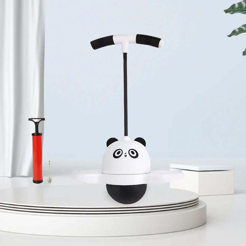 Pogo Ball with Handle Kids High Jump Toy Balance Board with Ball Pump Pogo Jumper for Games Fitness Outdoor Home Playground