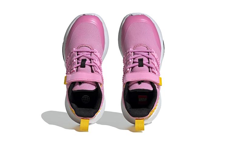 LEGO x Adidas Neo Racer TR21 Mesh Abrasion Resistant Low top Kids' Running Shoes Pink Yellow Kids' ID7366