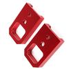 2pcs Red Front Tow Trailer Hitch Tow Hook Hitch Receiver For Toyota Tacoma 2024-2025