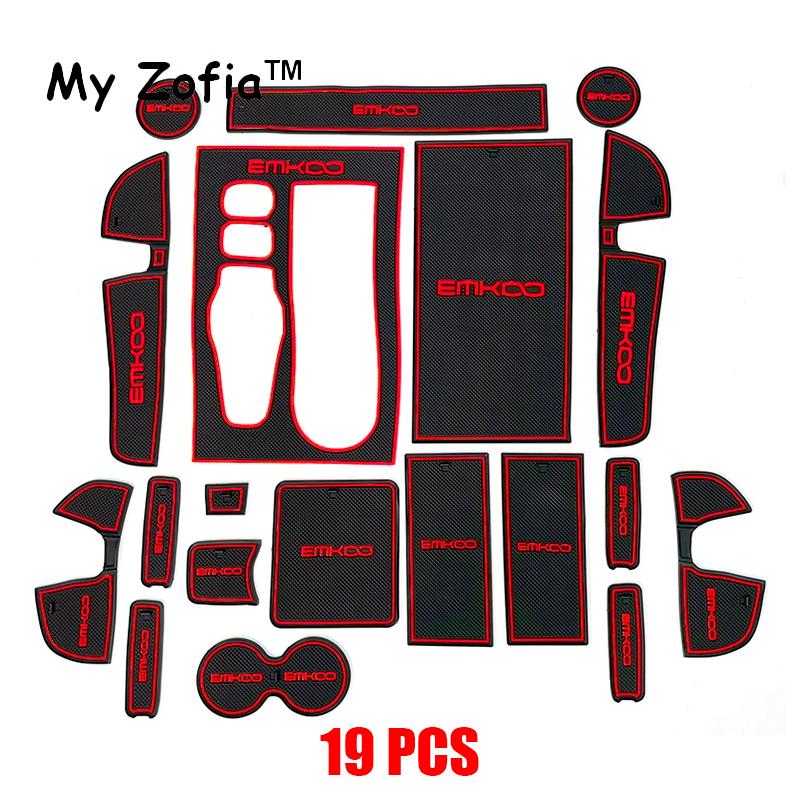 For GAC Trumpchi EMKOO 2023 2024 2025 Gate Slot Cup pad Door Groove Mat Non-slip Protective Interior Rubber Coaster Accessories