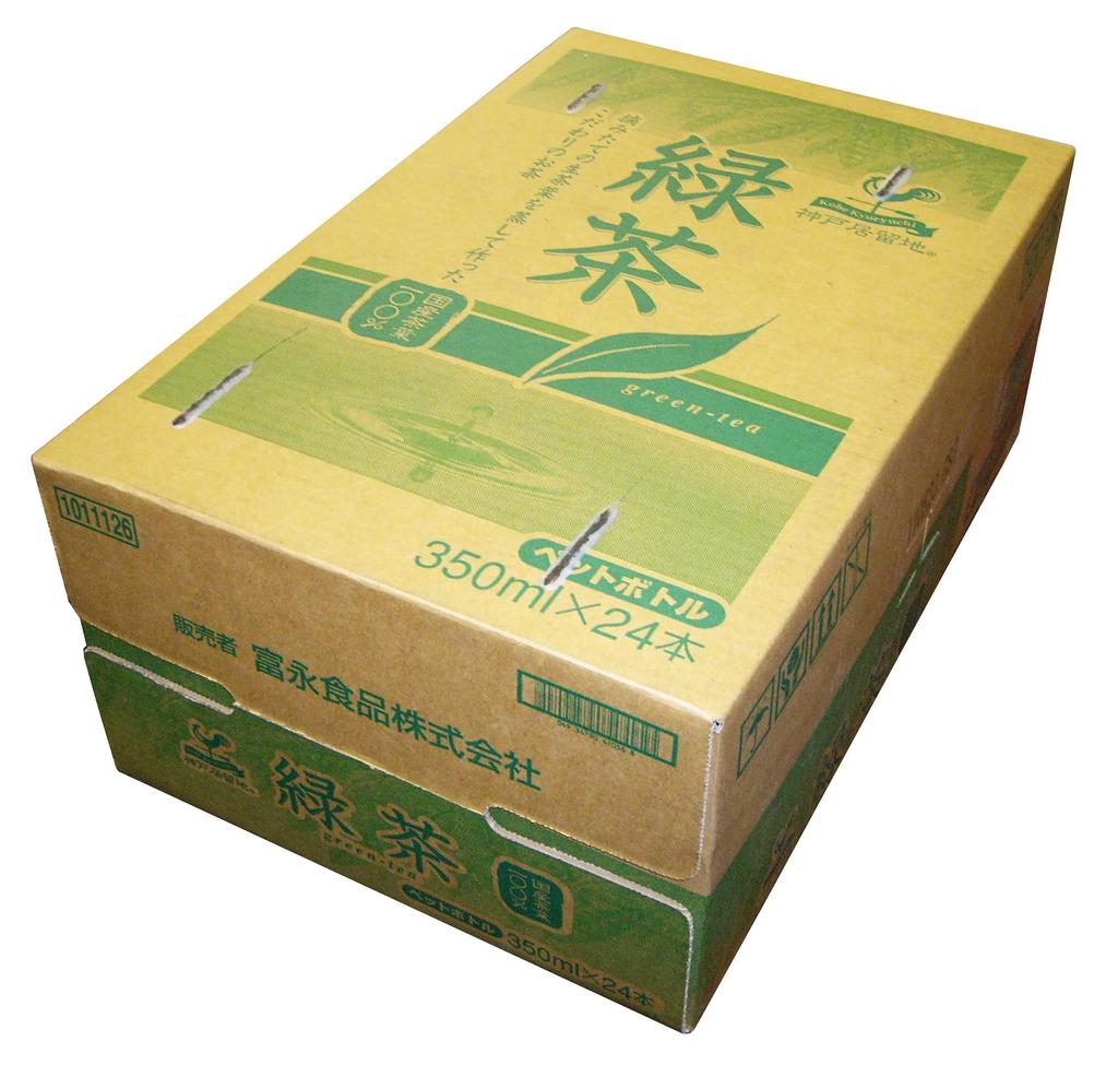 Kobe Settlement Green Tea PET 350ml X 24 Bottles Domestic Tea No No [100% Leaves, Fragrance, Coloring]