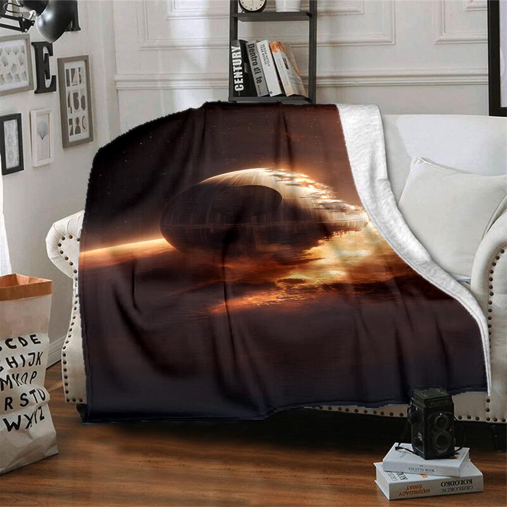 Star Wars Blanket Durable Comfort Great for Livingroom Couch Seaside for All Occasions Modern Style Gifts For Family Or Friends