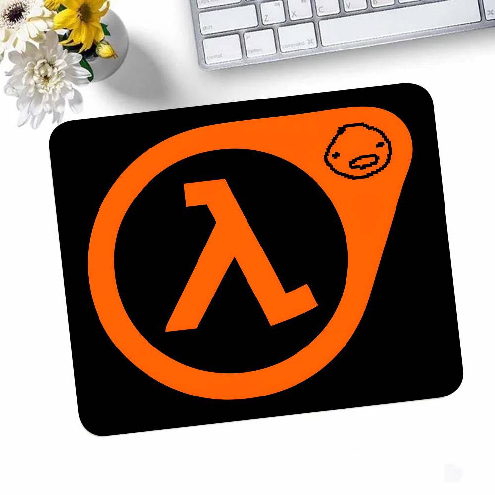 Game Half-Life Mousepad Small LockEdge Mouse Pad For Gamers Computer Desk Pad Rectangular Anti-slip Rubber