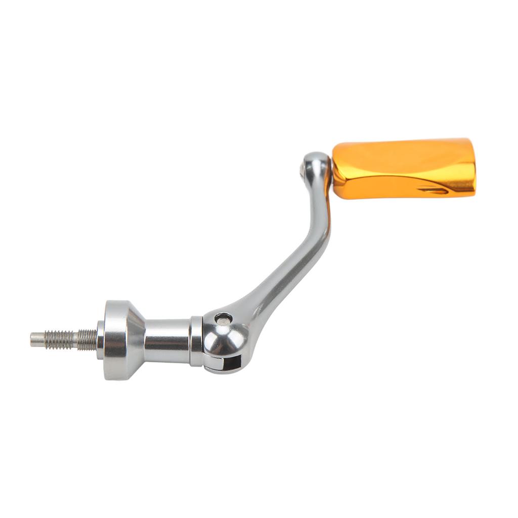 Fishing Handle Conversion Aluminum Alloy Fishing Reel Handle Grip Fishing Accessory for Fishing Enthusiasts Gold
