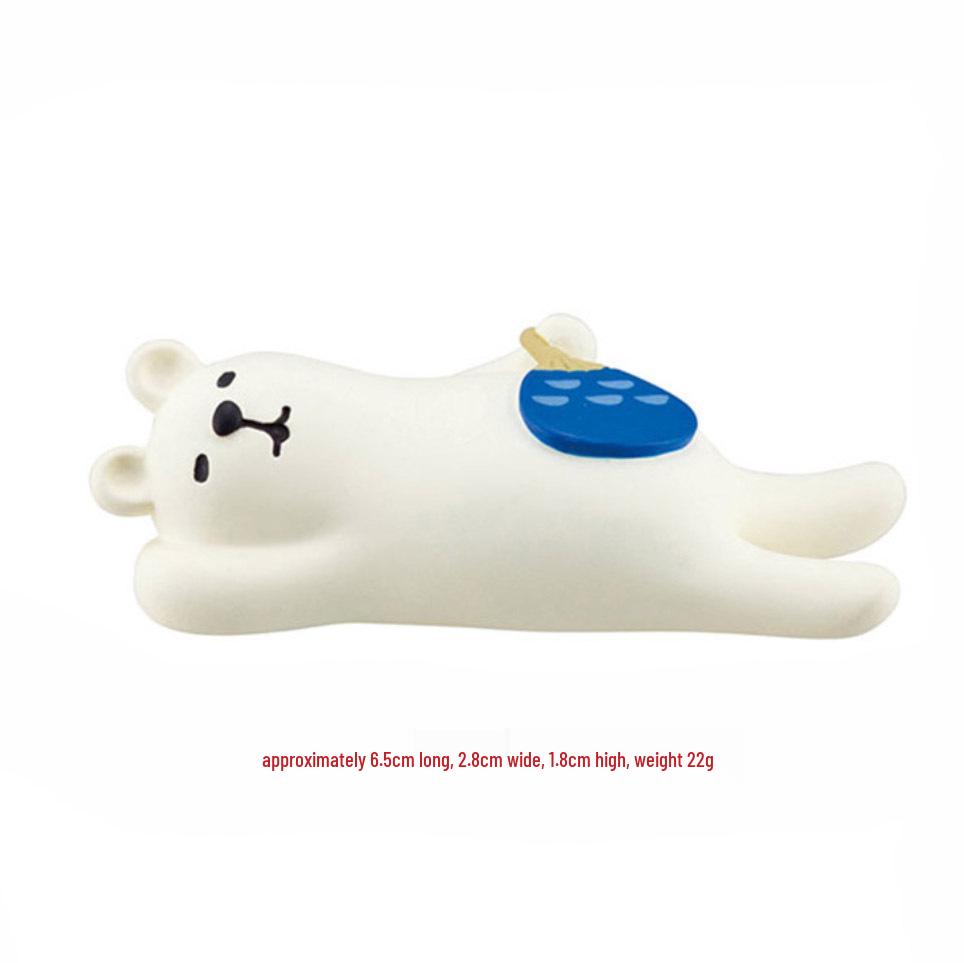 Kreative japanische Zakka Harzornamente: Shiba Inu, Pinguin, Katze, Eisbär und Edamame