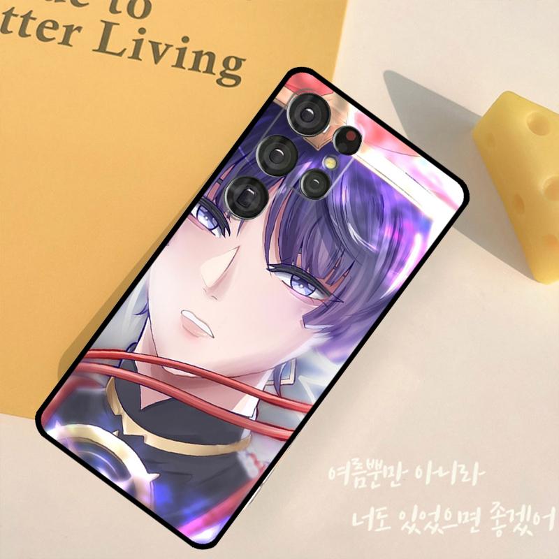 Scaramouche Genshin Impact Phone Case For Samsung Galaxy S24 S25 Ultra S9 S10 S20 S22 S21 Plus S23 FE Back Cover Shell