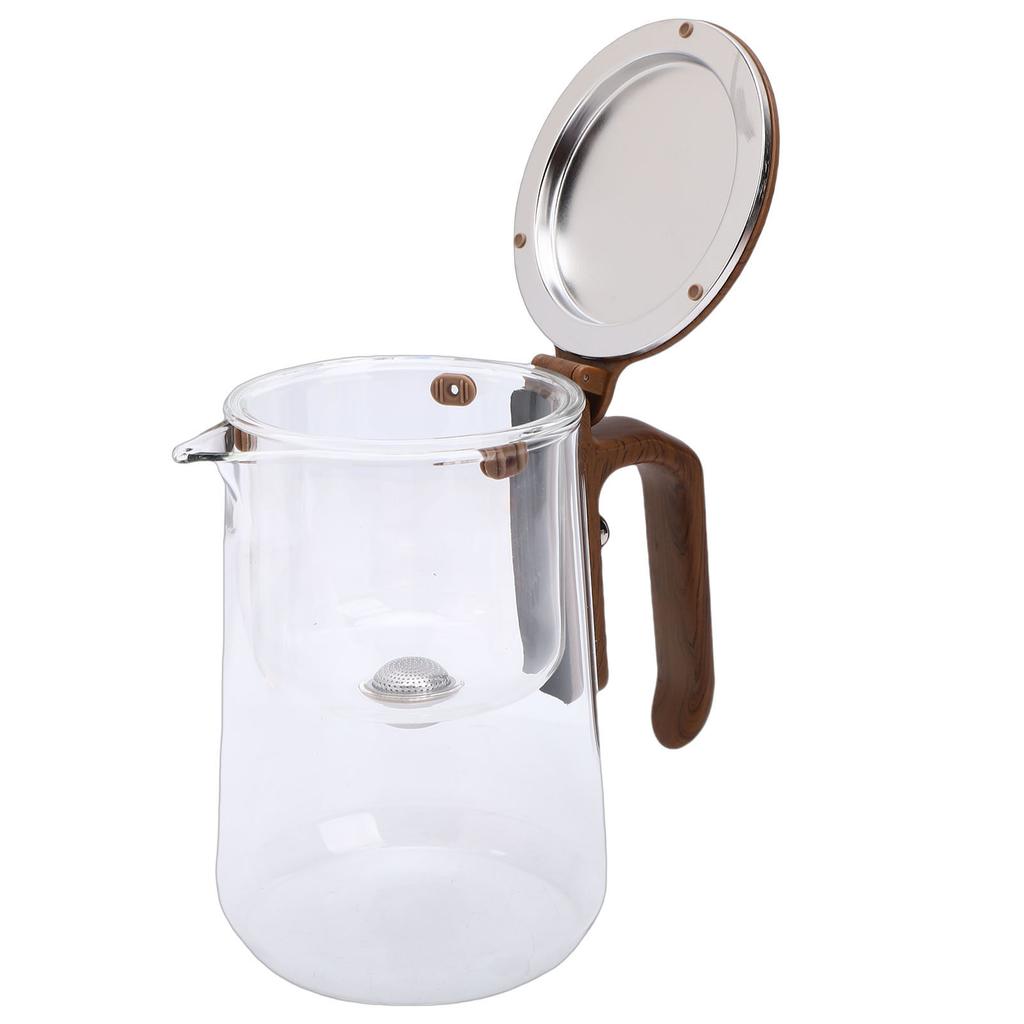 Enchant Tea Pot Large Capacity Transparent Magnetic Water Separation Teapot with Detachable Infuser for Home Restaurant