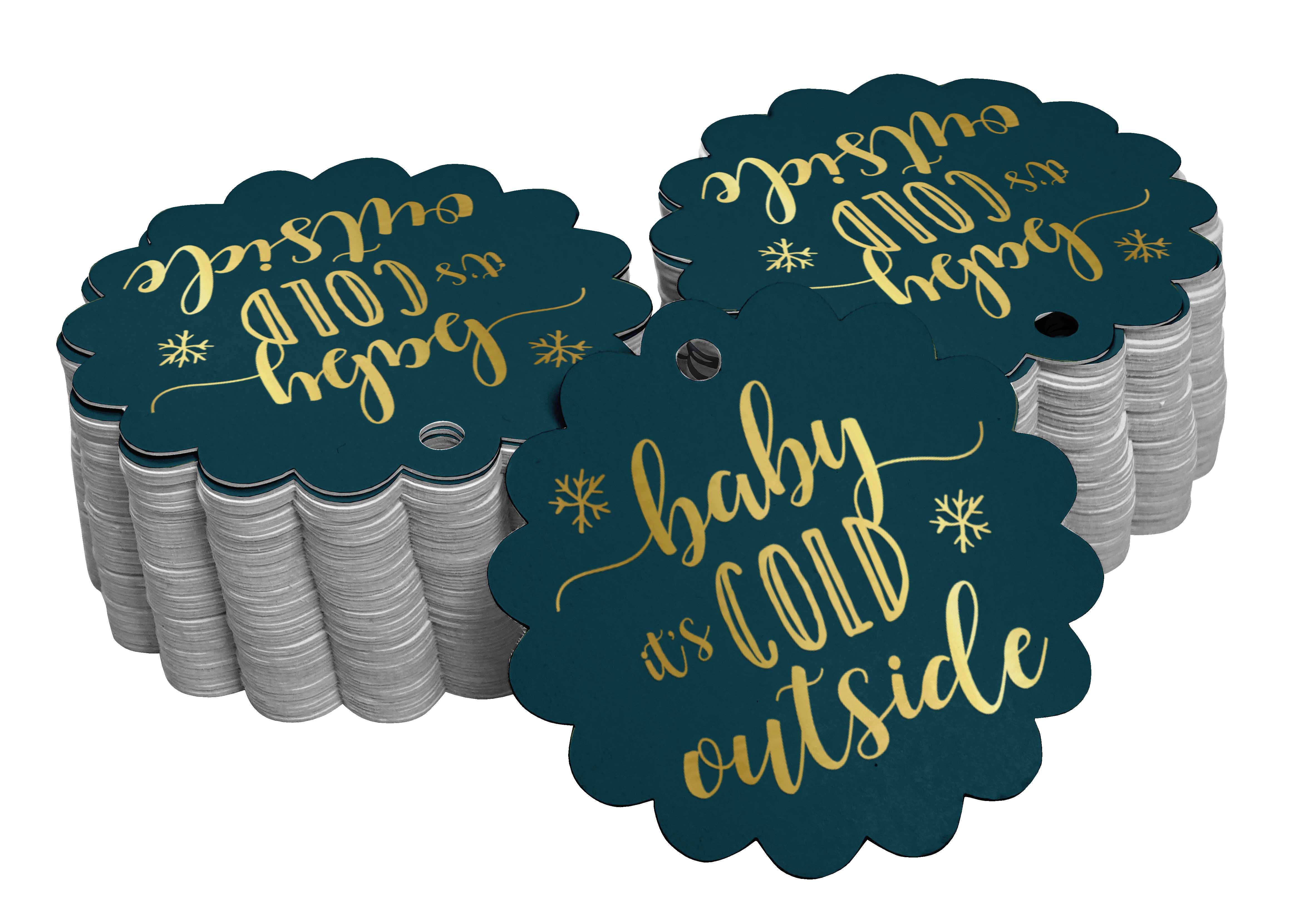 

Inkdotpot Золотий фольгований папір для підвісних тегів Baby It s Cold Outside Baby Shower Favor Tags 100 50 Gold Foil Tags синій