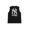 MLB New York Yankees Basic Series SS25 Solid Color Embroidered Logo Print Casual Fashion Lightweight Breathable Sleeveless Vest 3ATOB0253-50BKS