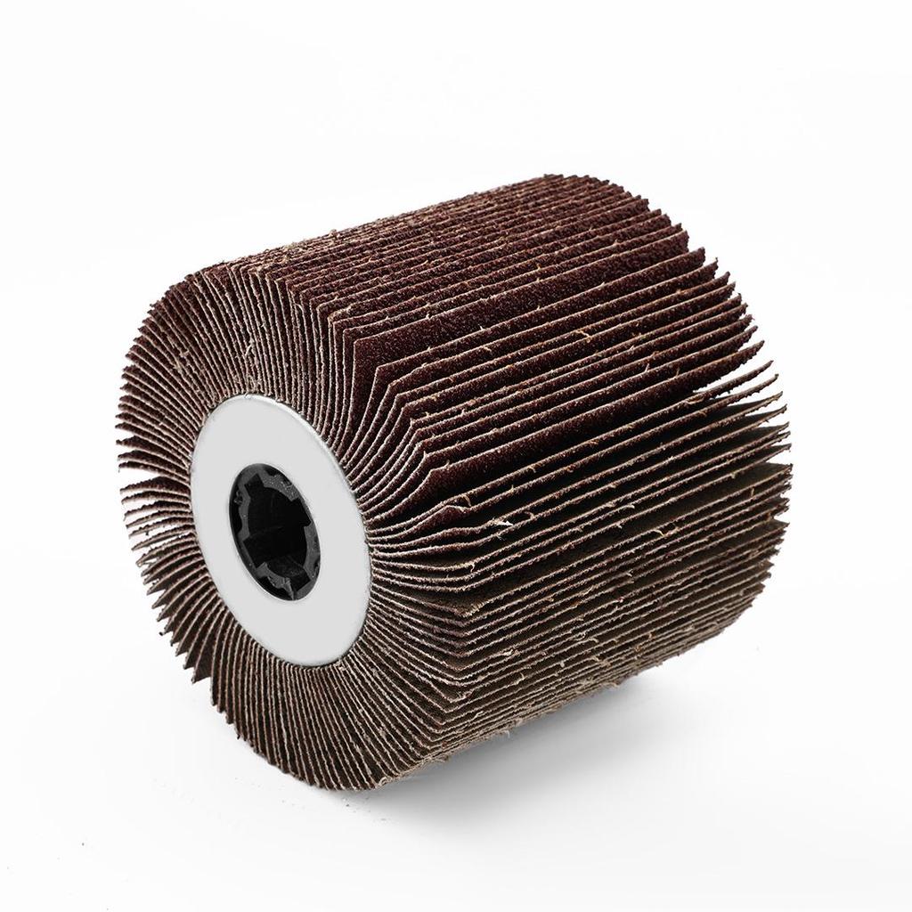 Brushed Stainless Steel & Nylon Fiber Polishing Disc with Cross Core