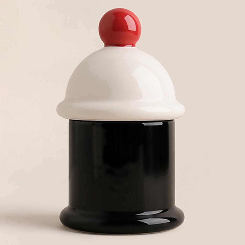 Ceramic Toothpick-Holder with Lid Multi-purpose Toothpicks Case Storage Organizer for Offices Clubs Bars KTV Cafes Hotels