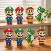 Anime Building Blocks Figure Vending Cart Series, Cartoon Small Particle Assembly Models, Fun Educational Toys For Kids,