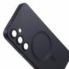 For Samsung Galaxy S24+ Case with Lens Film Compatible with MagSafe Rubberized TPU Phone Cover