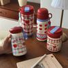 Cute Apple 316 Stainless Steel Insulated Straw Cup