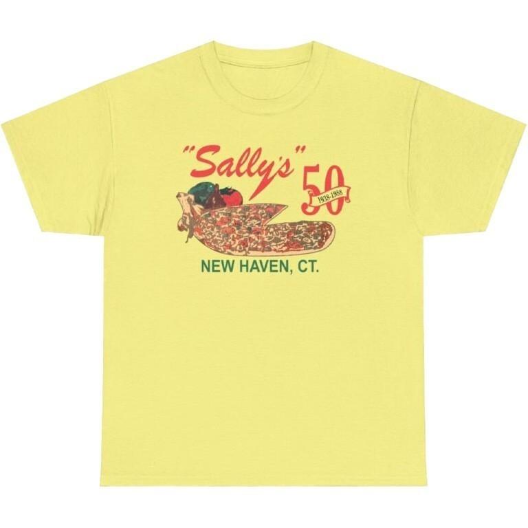 Retro Vintage Sally Pizza 1988 New Haven CT 50th Anniversary Unisex Tee S-5XL Unisex T-Shirt XL
