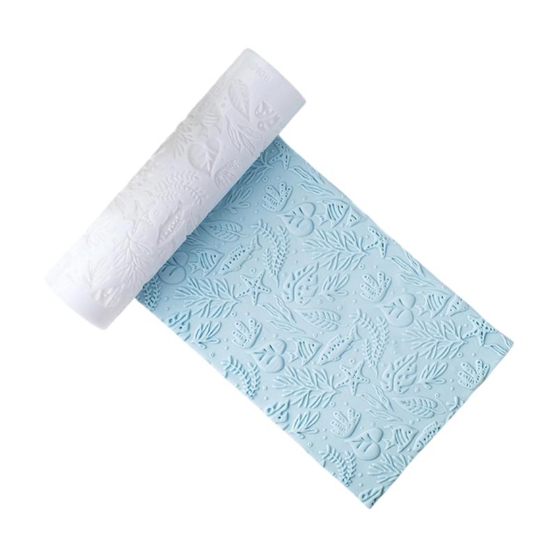 

Marine Clay Embossing Tool Set For Crafting Jellyfish Shell Corals Designs With Sturdy Acrylic Material