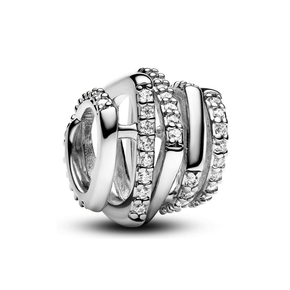 Hollow Out Shiny 925 Silver Snowflake Love Tree Charm Fitting Bead Suitable For Original Bracelet DIY Women's Gift Jewelry