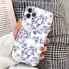 Blue and white porcelain Phone Case for iPhone 15 8 7 6 6S Plus X SE 2020 XR XS 14 11 12 13 Mini Pro Max Mobile Case
